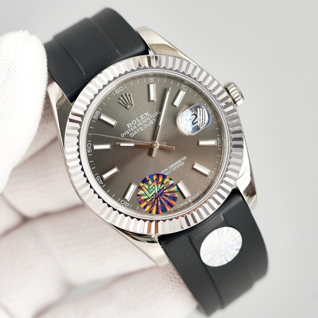 DATEJUST II 41MM STAINLESS STEEL GREY DIAL