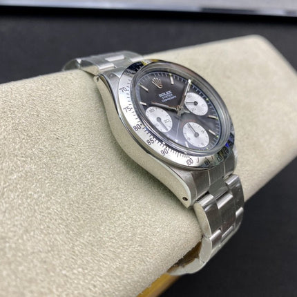 DAYTONA 37MM VINTAGE STEEL CASE BLACK DIAL