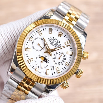 DATEJUST 41MM GOLD CASE CHRONOGRAPH