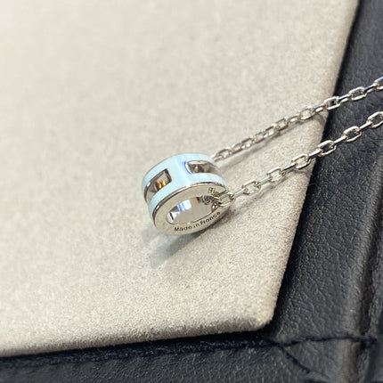 POP H LIGHT BLUE NECKLACE