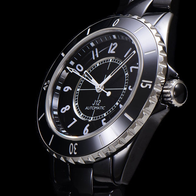 J12 38MM ALL BLACK CERAMIC