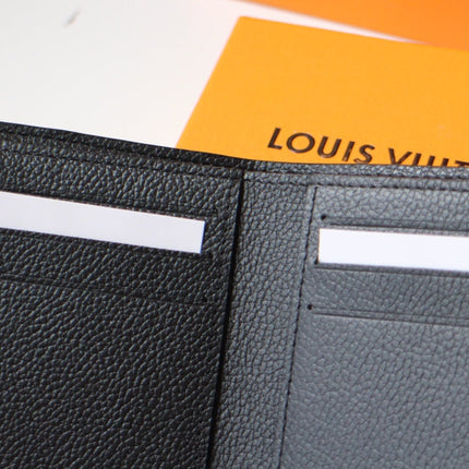 VICTORINE WALLET 12CM BLACK MONOGRAM EMPREINTE LEATHER