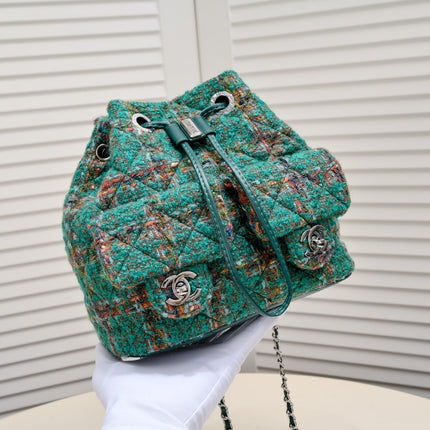 TWEED BACKPACK 8038 GREEN