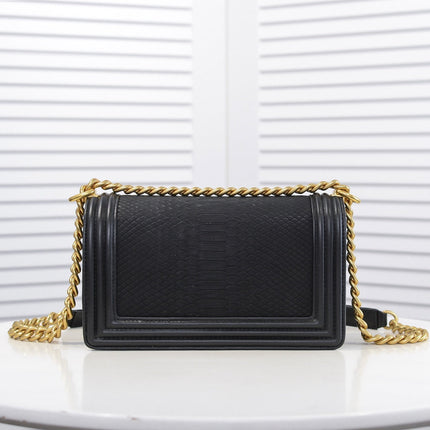 SNAKE PRINT LEBOY 67086 BLACK