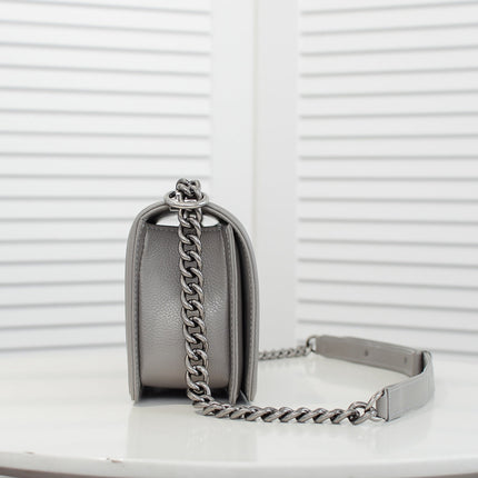 CAVIAR BOY BAG MEDIUM 67086 GREY
