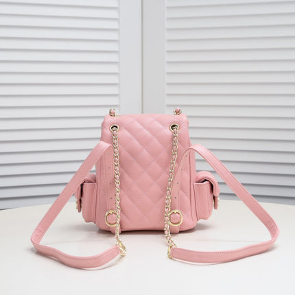 DOUBLE-SHOULDER MINI BACKPACK 9111 PINK