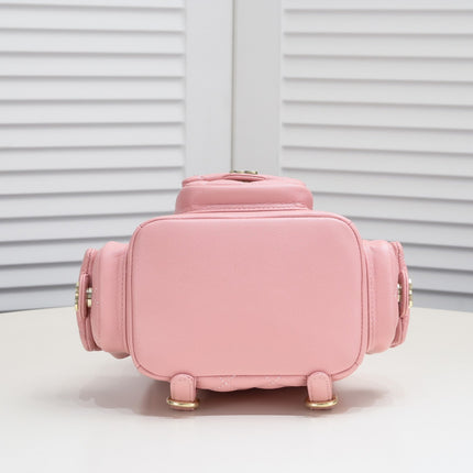 DOUBLE-SHOULDER MINI BACKPACK 9111 PINK