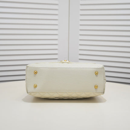 QUILTED CAVIAR 26CM 92991 WHITE