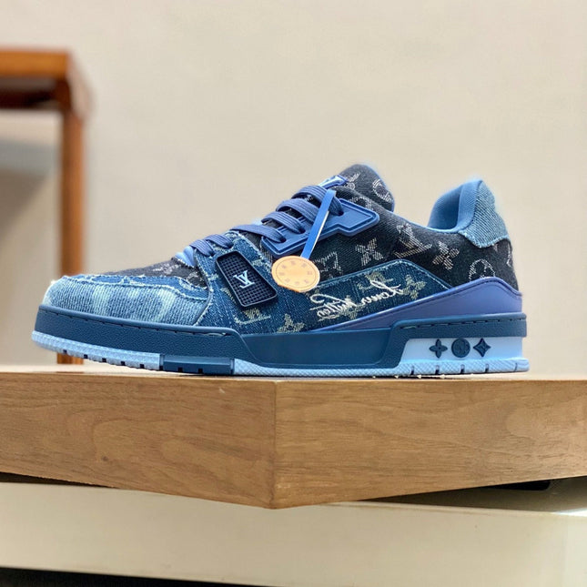 LV TRAINER  DENIM SNEAKER