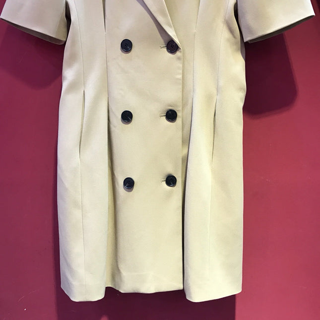 BALENCIAGA 26S SHORT-SLEEVE BLAZER DRESS 245