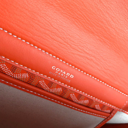 GOYA 26S ROUETTE PM TOTE BAG 30MM IN ORANGE CANVAS AND CALFSKIN