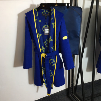 LV 25S BELTED WOOL COAT 0142