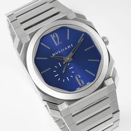 OCTO FINISSIMO AUTOMATIC STEEL CASE BLUE DIAL