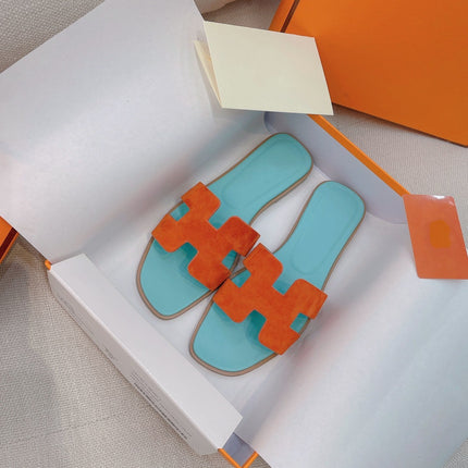 0ran Sandal Tifany/Orange Suede