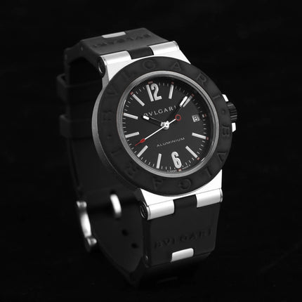 BVLGARI ALUMINIUM AUTOMATIC BLACK DIAL