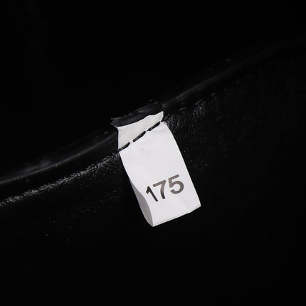 PRA 18 DYNAMIQUE LOGO TOTE BAG IN BLACK CALFSKIN
