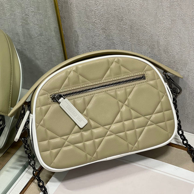 VIBE HOBO 22 BAG IN ECRU BEIGE CALFSKIN