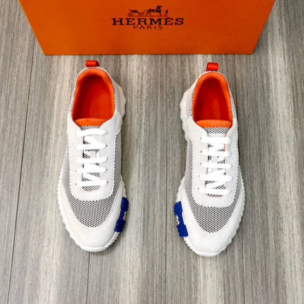 HM BOUNCING SNEAKER CLOUD AND ORANGE BREATHABLE FABRIC