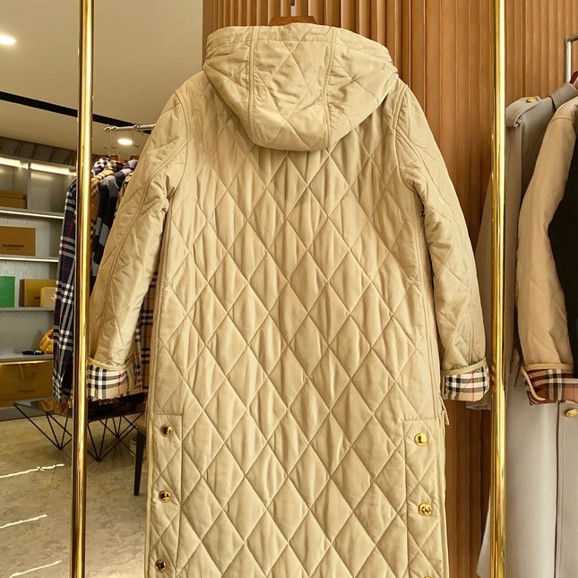 BURBERRY 25S LONG HOODED COAT 062