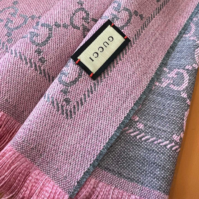 GUCCI 25S SCARF 180 IN WOOL 644860
