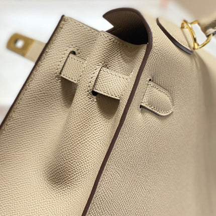 KELLY 28CM IN TRENCH EPSOM CALFSKIN GOLD HARDWARE