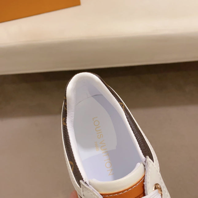 LV RIVOLI SNEAKER WHITE MINI MONOGRAM-EMBOSSED CALFSKIN