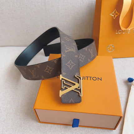 LV 25S BELT 40 MM IN BROWN CALFSKIN 593208