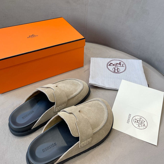 G0 MULE BEIGE SUEDE