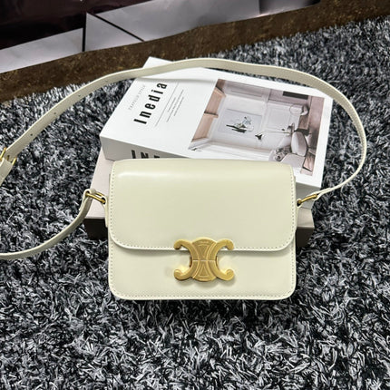 TRIOMPHE TEEN 18 WHITE COWHIDE LEATHER