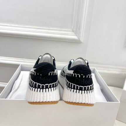 NAMA SNEAKER IN BLACK MIX COLORFUL SPECIAL FABRIC