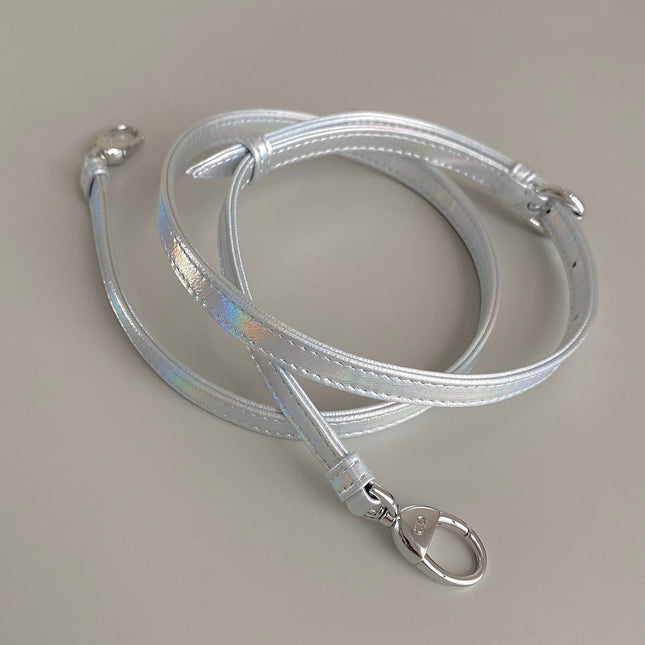 MICRO LADY 12 BAG IN SILVER LAMBSKIN