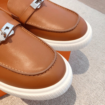HM GAME SLIP-ON SNEAKER FIRE CALFSKIN