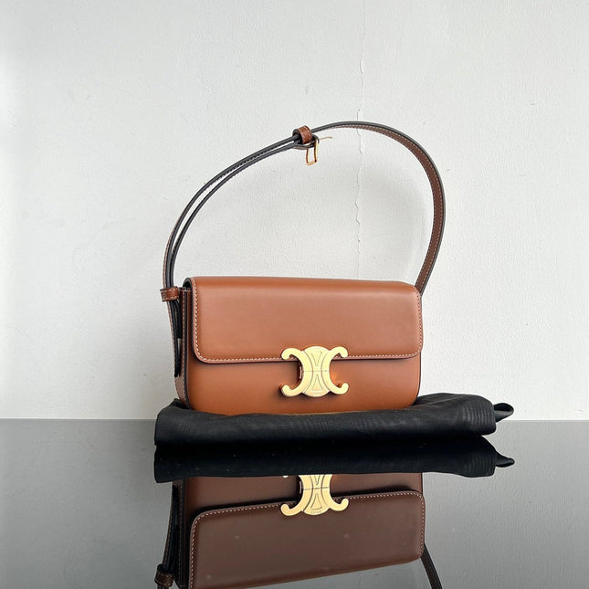 TRIOMPHE 20 CIDER ORANGE CALFSKIN