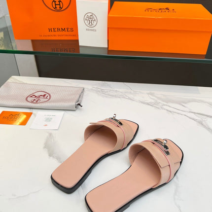 Giulia Sandal Rose Cannelle Calfskin