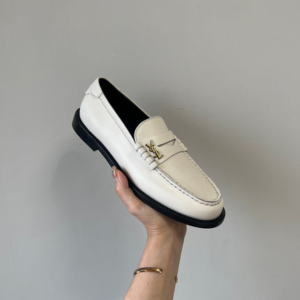 SL LE LOAFER WHITE SUEDE