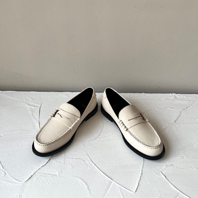 SL LE LOAFER WHITE SUEDE