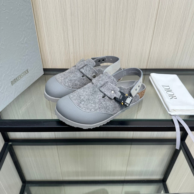 CD BIRKENSTOCK TOKIO MULE GRAY SUEDE