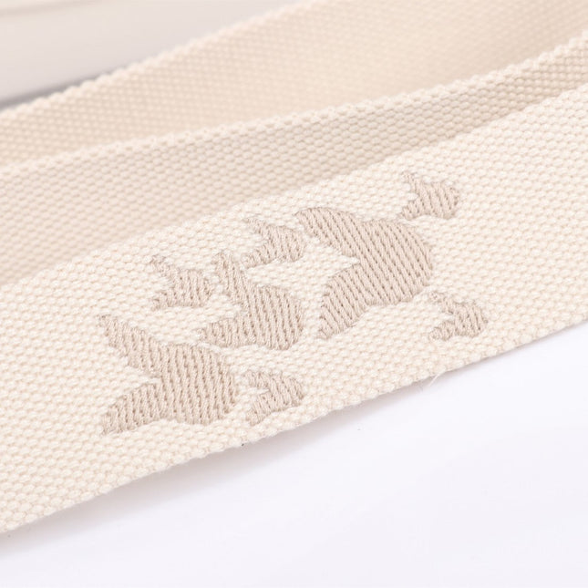 NANO SMILE BAG 18 IN WHITE CALFSKIN