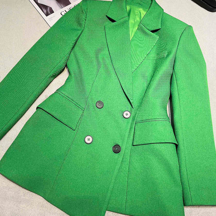 BURBERRY 25S DOUBLE-BREASTED BLAZER 0049