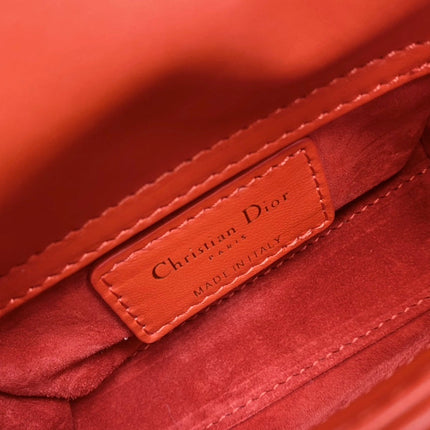 MICRO LADY 12 BAG IN SCARLET RED LAMBSKIN