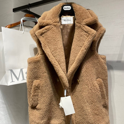 MAX MARA 25S SLEEVELESS TEDDY VEST 89550