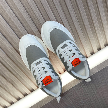 GIGA SNEAKER GRAY MIX WHITE CALFSKIN