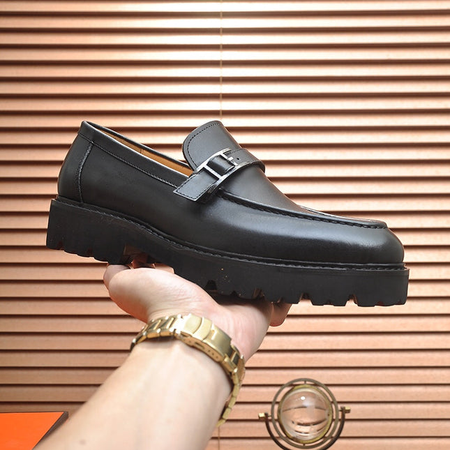 HM  MONTEREY LOAFER BLACK CALFSKIN