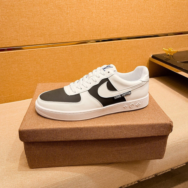 LV AIR FORCE 1 SNEAKER BLACK AND WHITE