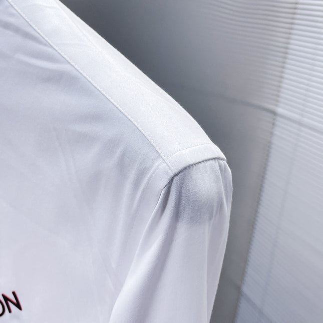 LV BASIC LONG-SLEEVED SHIRT WHITE COTTON 238818