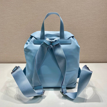 SMALL BACKPACK 28 IN SKY BLUE PARACHUTE FABRIC