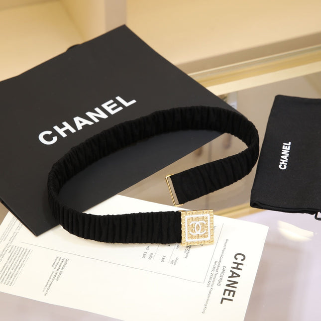 CHANEL 26S BELT 30 MM IN BLACK 658428