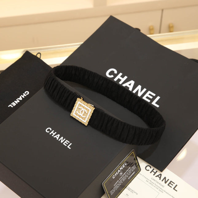 CHANEL 26S BELT 30 MM IN BLACK 658428