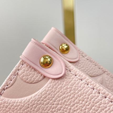 ONTHEGO PM 25 IN OPALE PINK MONOGRAM EMPREINTE LEATHER