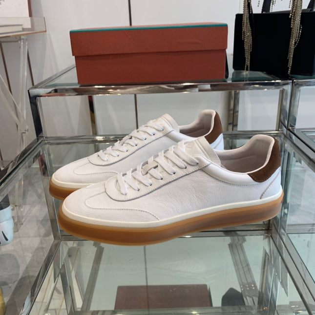 LP TENNIS WALK SNEAKERS WHITE CALFSKIN